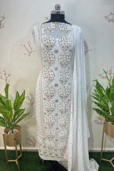 Viscose Georgette Unstitched two pieces set