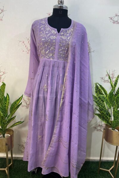 Latest Pure Mulmul Chikankari collection online Lucknow