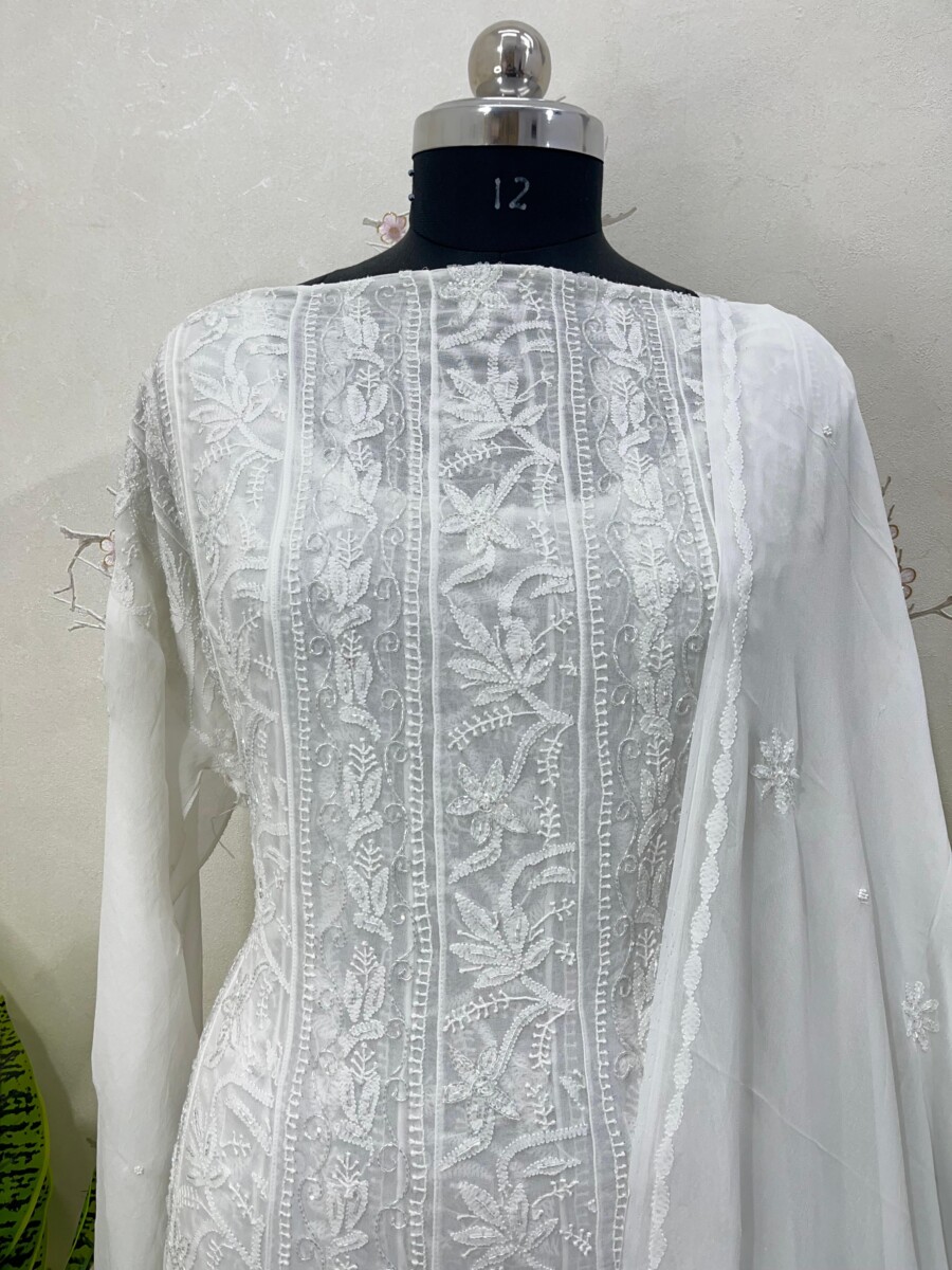 viscose Georgette Anarkali semi stitched - Image 2