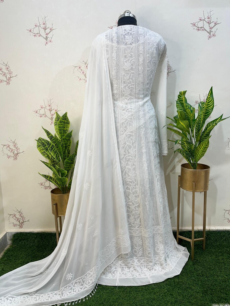 viscose Georgette Anarkali semi stitched - Image 6