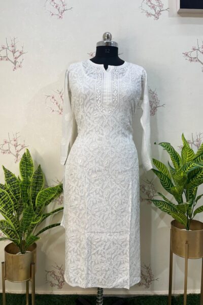 muslin stitched Kurti