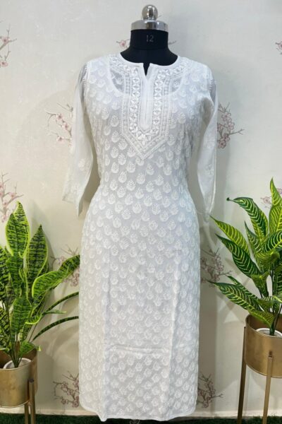 muslin stitched Kurti
