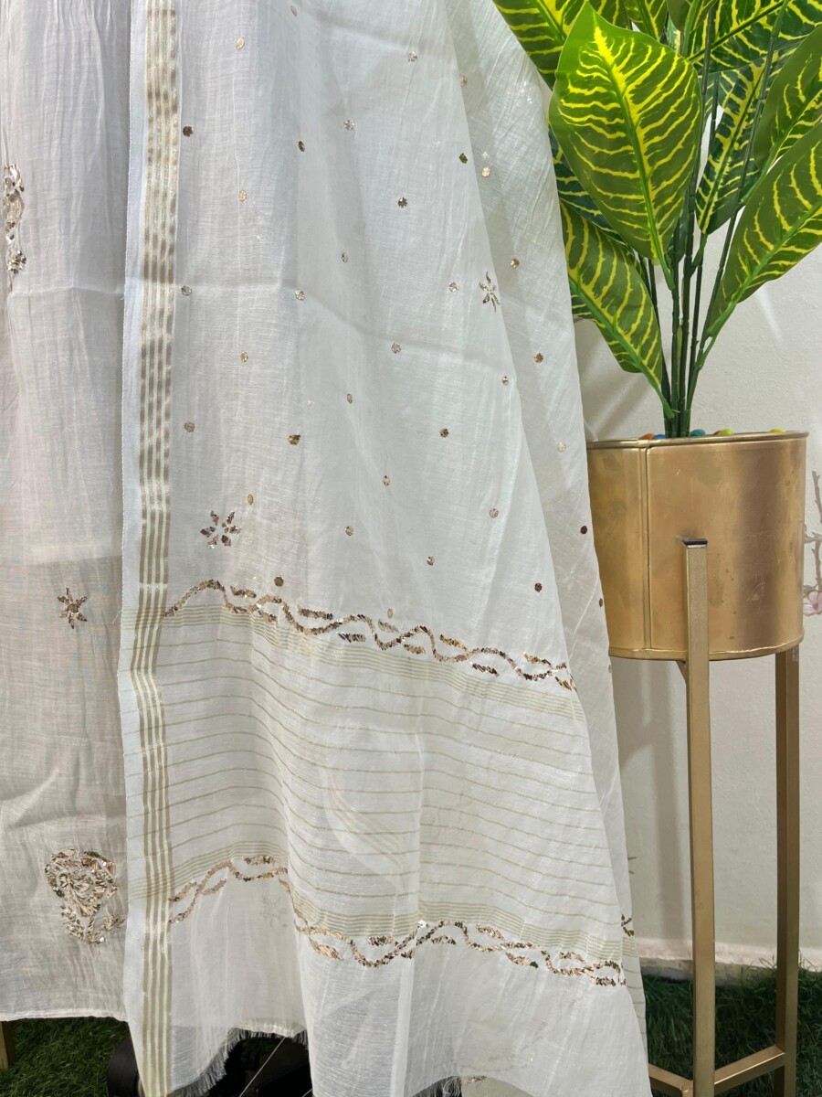 Indo western semi stitched two piece set - Image 6